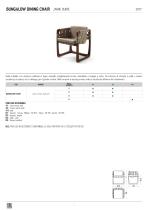 scheda tecnica bungalow dining chair - 1