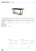 scheda tecnica bungalow table - 1