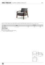 scheda tecnica noblè armchair - 1