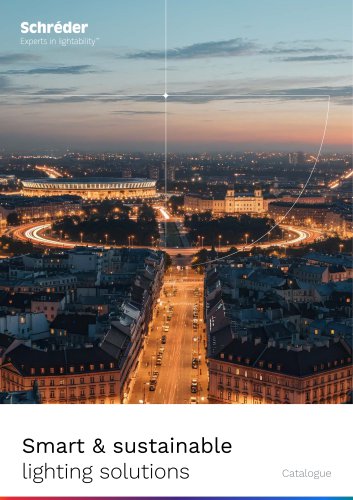 Schr&eacute;der - Smart and sustainable lighting catalogue