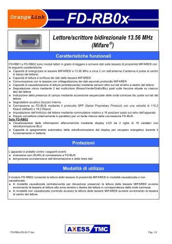 FD-RBOx  Bidirectional 13.56 MHz