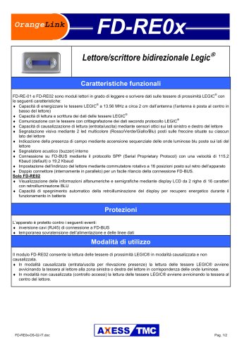 FD-REOx  Bidirectional Legic®