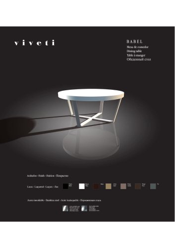 BABEL DINNING TABLE