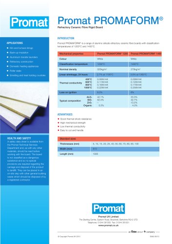 Promat PROMAFORM®