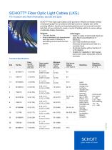 SCHOTT® Fiber Optic Light Cables (LKS)