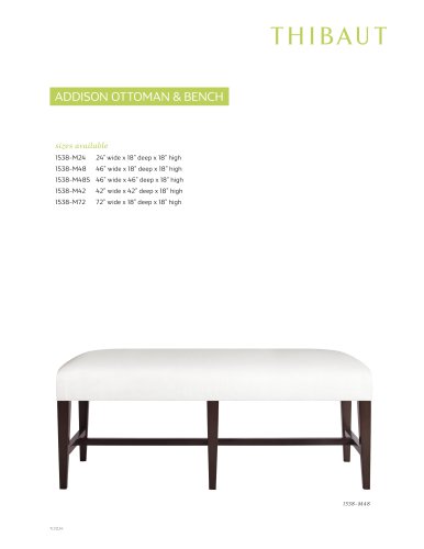 ADDISON OTTOMAN & BENCH