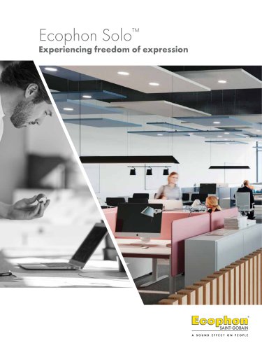 Ecophon Solo™ Experiencing freedom of expression