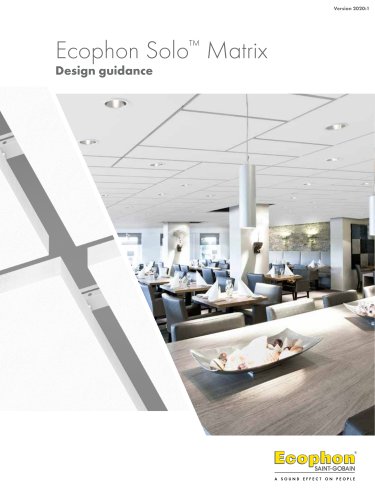 Ecophon Solo™ Matrix Design guidance