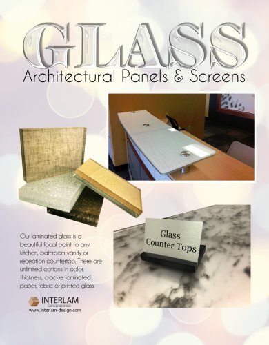 GLASS ARCHITECTURAL PANELS & SCREENS