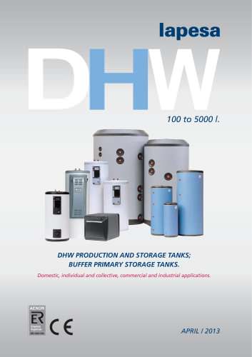 Complete DHW tanks catalogue