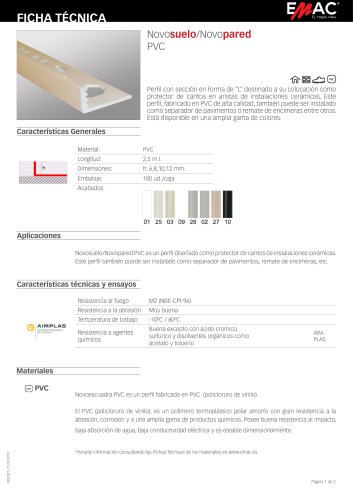 Novosuelo/Novopared PVC