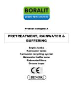 PRETREATMENT, RAINWATER & BUFFERING