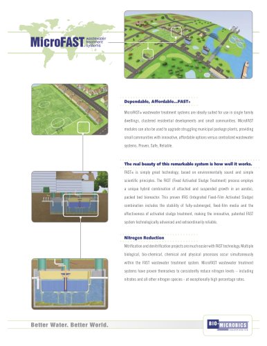 domestic wastewater treatment plant MICROFAST