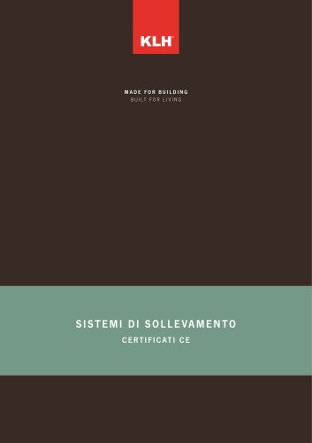 Sistemi di Sollevamento