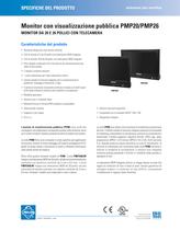 Monitor con visualizzazione pubblica PMP20-PMP26 - 1