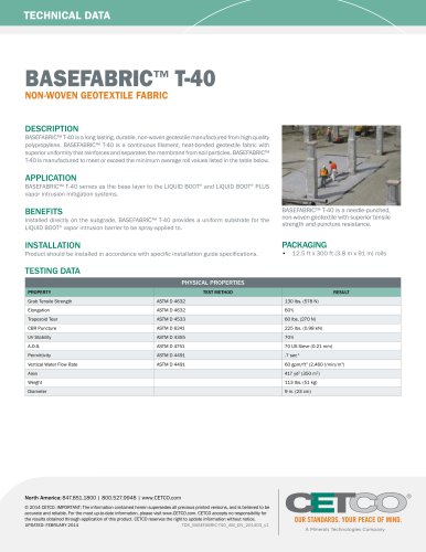 BASEFABRIC™ T-40