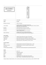 data sheet model SQUARE