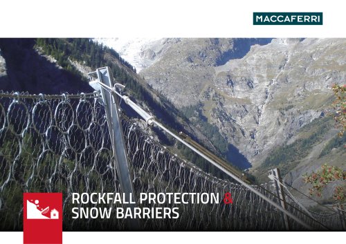 Rockfall Protection and Snow Barriers Brochure