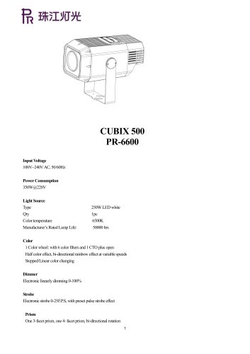 CUBIX 500