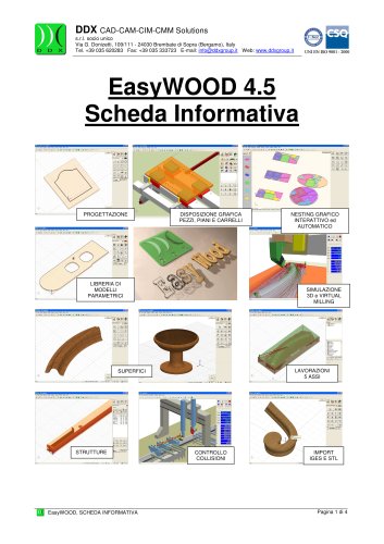 EasyWOOD 4.5 Scheda Informativa