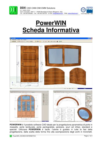 PowerWIN Scheda Informativa