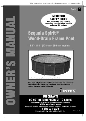 Sequoia Spirit Wood-Grain Frame Pool