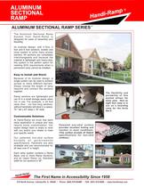 Aluminum SectionAl RAmp SeRieS™