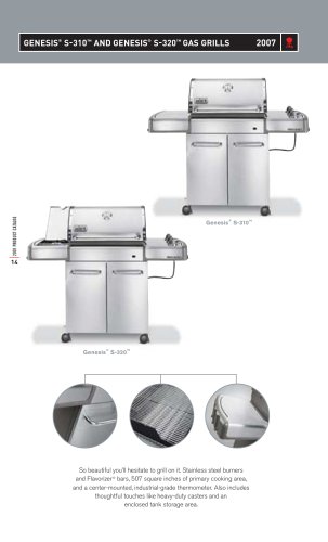 Genensis E-310 and Genesis E-320 Gas Grills