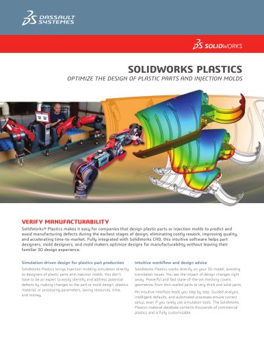 SolidWorks Plastics_2014