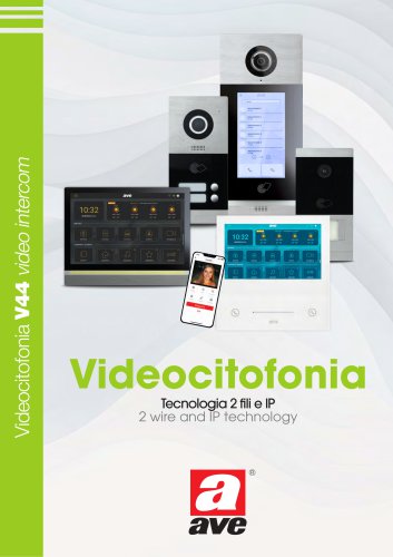 Brochure Videocitofonia 2 fili ed IP