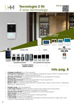 Gamme Videocitofoniche 2 fili ed IP-2
