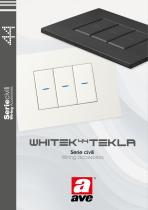 Serie Civili Whitek 44 e Tekla 44