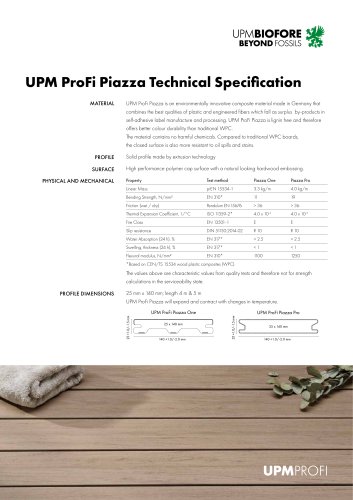 UPM ProFi Piazza