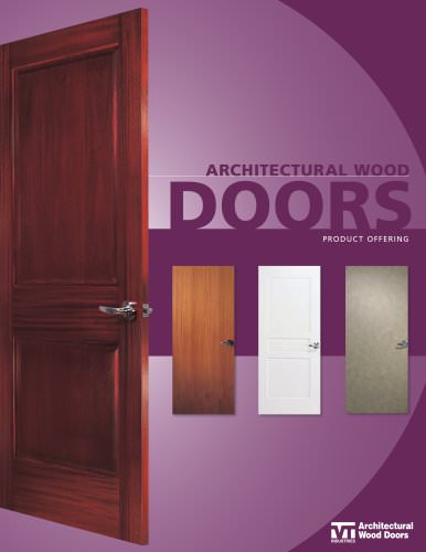 Architectural Wood Door