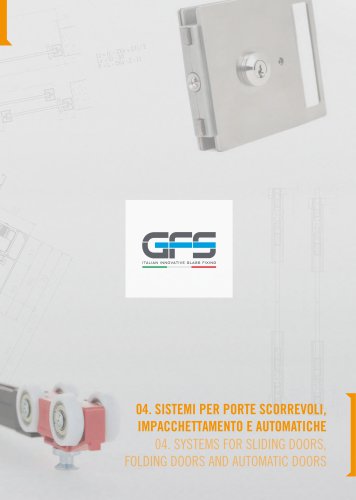 SISTEMI PER PORTE SCORREVOLI,  IMPACCHETTAMENTO E AUTOMATICHE