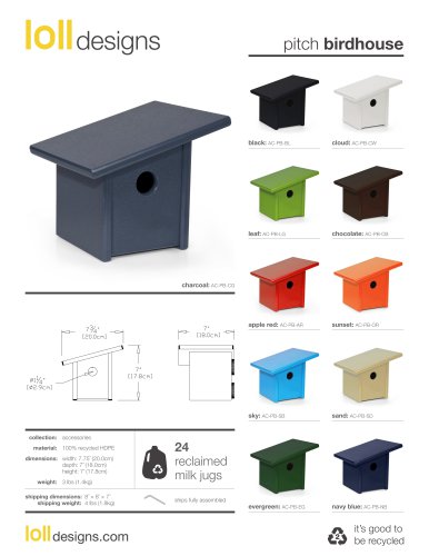 pitch birdhouse