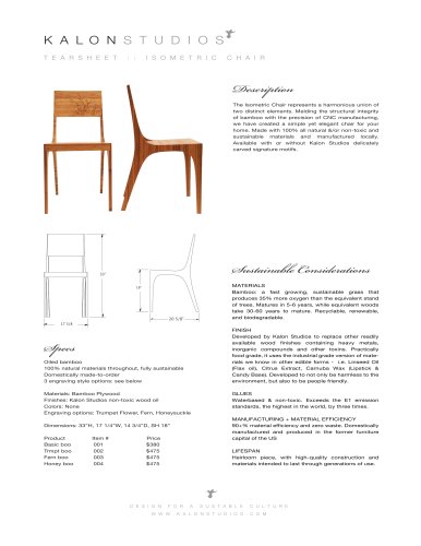 ISOMETRIC CHAIR