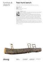 Tearsheet Tree-trunk Bench