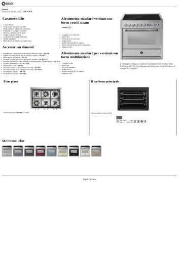 Genesi Cucine in acciaio, Inox , G9F-6W/F