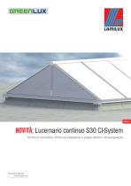 Lucernario continuo S30 CI-System