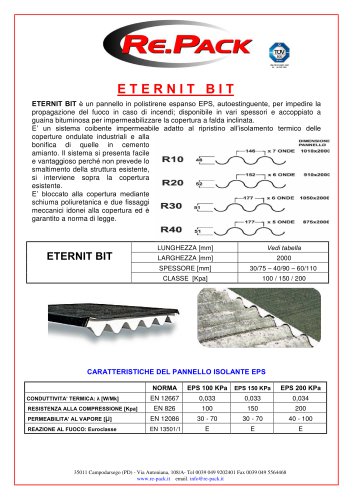 PANNELLO EPS 100x50x14 cm ?= 0,036 REAZIONE AL FUOCO CLASSE E