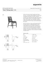 “Gata” Dining chair / silla