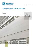 Rockfon Blanka® Activity wall panel