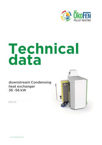 downstream Condensing heat exchanger 36 -56 kW