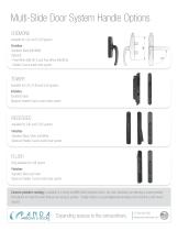 Multi-Slide Door System Handle Options