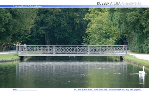 Prestressed Granite pedestrian bridges