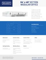 64X48 SECTION MODULAR OFFICE