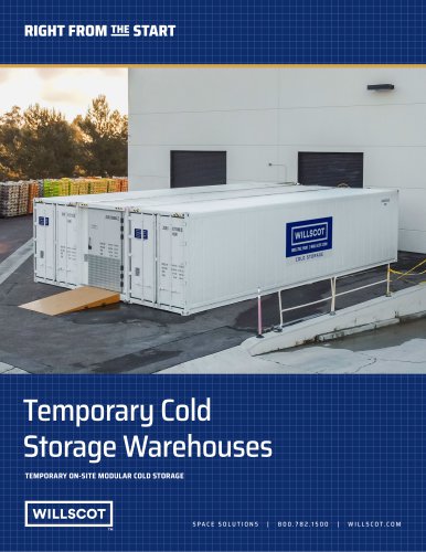 TEMPORARY COLD STORAGE WAREHOUSES