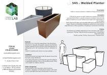 STEELAB SAS - Welded planters in aluminium