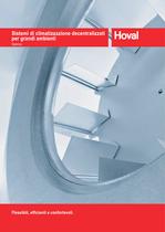 Sistemi di climatizzazione decentralizzati per grandi ambienti